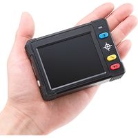 サンワダイレクト 電子ルーペ（電子拡大鏡・携帯型・LEDライト搭載・最大9倍拡大） 400-CAM047 1個（直送品）