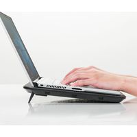 サンワダイレクト ノートパソコンクーラー（冷却台・静音・15.6インチ対応・4ファン・USB給電・スタンド付き） 400-CLN026 1個（直送品）