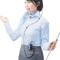 サンワダイレクト ワイヤレスガイド システム（ガイド用イヤホンマイク・多人数での無線機・最大255台接続） 400-HSGS001 1個（直送品）
