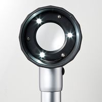 サンワダイレクト 観察&計測用スケールルーペ（10倍・LEDライト・フラッシュルーペ・虫眼鏡） 400-LPE005 1個（直送品）