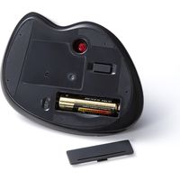 ワイヤレスマウス　無線　5ボタン　大型サイズ　レーザー　400-MA073BK　サンワサプライ　１個（直送品）