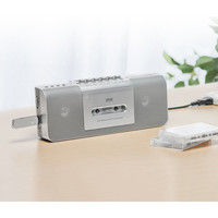 サンワダイレクト カセットプレーヤー（ラジカセ・ラジオ・ワイドFM・カセットテープ・USB再生・AC電源・乾電池） 400-MEDI027 1個（直送品）