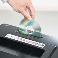 A4  マイクロクロスカット電動シュレッダ―(30L/最大12枚細断) 400-PSD028 サンワサプライ（サンワダイレクト）（直送品）