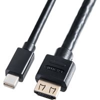 サンワダイレクト Mini DisplayPort-HDMI変換ケーブル 500-KC020-2 1個（直送品）