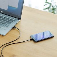 USB Type-Cケーブル　両面USB-A（オス）USB-C（オス）　1m　500-USB061　サンワサプライ　1本（直送品）