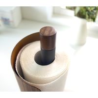 宮武製作所 木転写キッチンペーパースタンドTEER（ティール） ブラウン 幅130×奥行130×高さ305mm KP-400M_BR 1個（直送品）