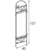 宮武製作所 猫のパーティション/1連 幅400×奥行30×高さ1570mm SK-2828-1S 1台（直送品）