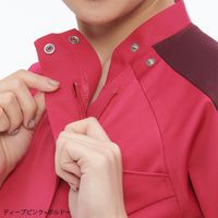 ナガイレーベン 女子スクラブ ネイビー+ピンク LL RF-5192 1枚　スクラブ　レディース　ナース