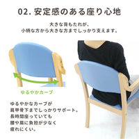 ネットフォース ダイニングチェア 4脚セット エトワール 完成品 ブラウンフレーム×ベージュ UHE-1-2-S4-AW（直送品）