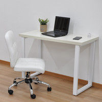 エイ･アイ･エス　キャスターチェア　ホワイト　HLCC-01 WH　1脚（直送品）