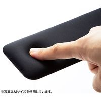 サンワサプライ 薄型リストレスト(Sサイズ) TOK-ERG6BK-S 1セット(2個入)