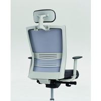 【軒先渡し】オリバー オフィスチェア ヘッドレストあり ホワイト/パープル S・CN-71・H・AC・PH・CF-09Q 1脚（直送品）