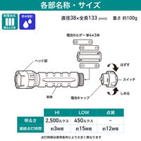 朝日電器 LEDラバーライト DOP-LR311 1個
