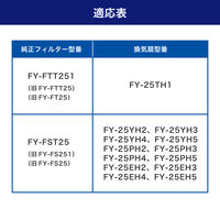 朝日電器 換気扇フィルター EKF-25P（直送品）