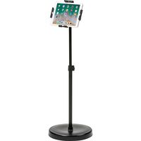 サンワサプライ 鍵付きタブレットスタンド 幅314×奥行314×高さ1120mm ブラック MR-TABST17 1個（直送品）