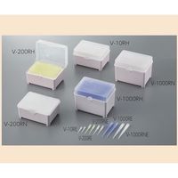 ビオラモサクラチップ(ラックパック用スペアプレート) 200μL ナチュラル(滅菌済)1箱(96本×10プレート入) V-200RSEN（直送品）