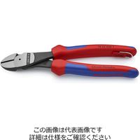 エスコ 200mm 強力型ニッパー(25 ゚オフセット型・落下防止付) EA536KD-201 1丁（直送品）