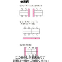 エスコ 1200x450x1030mm 収納庫(引き戸) EA954DJ-14 1台（直送品）