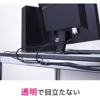 スリーエム ジャパン 3M コマンドTM フック コード用 クリア Mサイズ(フック2個・タブM3枚入) CMG-M-CL 1パック 125-8403