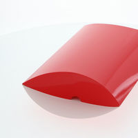 シモジマ ギフトBOX AX-9 赤 006848707 1セット（10枚入×10）（直送品）