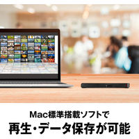 バッファロー USB2.0対応ポータブルDVDドライブ ブラック DVSM-PLV8U2-BKA 1台