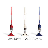 ツインバード 掃除機 ワイパースティック型クリーナー フキトリッシュα 布団ノズル付 白 TC-5165VO 1台