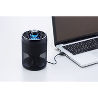 【アウトレット】APIX アピックス LED蚊取り・捕虫器 ブラック AIC-80MBK 推奨床面積16畳 薬剤不要　【終売品】