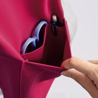 住商モンブラン 男女兼用スクラブ バーガンディ×グレー 9L 72-912 1枚　スクラブ（直送品）