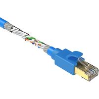 サンワサプライ カテゴリ8LANケーブル KB-T8-005BL 1個（直送品）