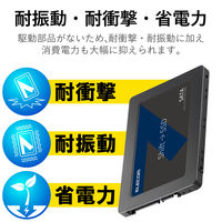 SSD 内蔵 960GB SerialATA接続 簡単換装 データ移行ソフト 外付け変換ケース付属 ESD-IB0960G エレコム 1台（直送品）