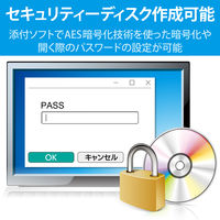 DVDドライブ DVD CD M-DISC 対応 USB2.0 書き込みソフト付 レッド LDR-PMJ8U2LRD ロジテック 1個