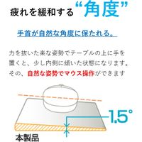 エレコム FITTIO マウスパッド/Low/ホワイト MP-115WH 1個
