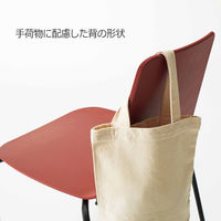 【組立設置込】コクヨ ミケット ハイチェア 黒脚 張りぐるみ 布 ダークフォレスト 1脚（直送品）