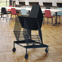 【組立設置込】コクヨ ミケット サークル脚 メッキ脚 背座PPシート 座パッド布 ディムグレー×ライトグレー 1脚（直送品）