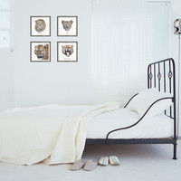 マッチングジャパン フチなし ラミあり フレームステッカー リアル動物『動物_01』 CO-9043-AS 1個(2枚セット)（直送品）