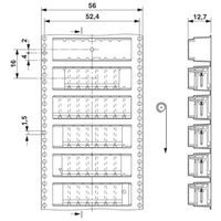 プリント基板用コネクタ ソケット 極数6 リフロー対応 CC 2，5/ 6ーGFー5，08 P26THRR56 1セット(330個)（直送品）