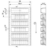 プリント基板用コネクタ ソケット 極数7 リフロー対応 CC 2，5/ 7ーGー5，08 P26THRR56 1セット(330個)（直送品）