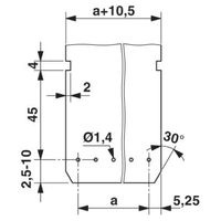 フエニックス・コンタクト ガイドレール FLRP/ICV 80 1セット(10個)（直送品）