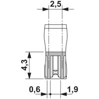 プリント基板用コネクタ ソケット 極数8 リフロー対応 MC 0，5/ 8ーGー2，5 THT R44 1セット(330個)（直送品）