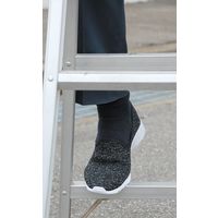 【軽作業靴】カジメイク GILIO ワークシューズ 6408-26.5cm-ネイビー 1足