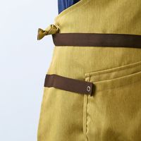 住商モンブラン エプロン 兼用 チャコール/カーキ F OV5005-8 1枚