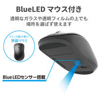 ワイヤレスキーボード マウスセット 無線 テンキーレス コンパクト メンブレン 薄型 TK-FDM109MBK エレコム 1個（直送品）