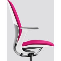 くろがね工作所 Steelcase SILQチェア アーム付 シーガル/カーボンメタリック グレージュ 418A000SC-F2（5W47） 1脚（直送品）