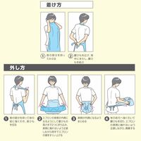 サラヤ プラスチックエプロン（袖なし） 23-7232-00 1セット（1000枚：50枚入×20箱）　　マツヨシカタログ（直送品）