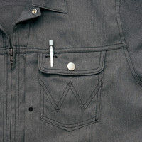 アイトス HERO’S UNIFORM Wrangler ジップアップジャケット グレー 5L 64101-004-5L（直送品）