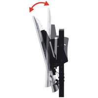 サンワサプライ 32型～65型対応液晶・プラズマディスプレイスタンド CR-PL12N 1台 幅780×奥行720×高さ1814mm テレビ台 モニターラック