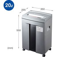 サンワサプライ ペーパー&CDシュレッダー(40分連続・マイクロカット・10枚) PSD-M4010 1個（直送品）