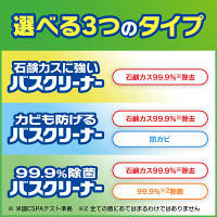 スクラビングバブル お風呂掃除 99.9%除菌バスクリーナー アップルの香り 詰め替え用 350mL 1箱（18個入）  ジョンソン