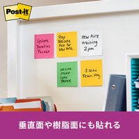 【強粘着】ポストイット 付箋 ふせん 75×25mm マルチカラー8 1箱(24冊入) スリーエム 5001SS-MC-8