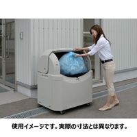 【軒先渡し】テラモト ワイドペールST(キャスター付) DS-259-080-0(800L) 23-2775-00 1台 23-5686-02（直送品）